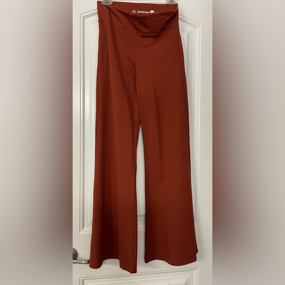 Betabrand Small Petite Women's Rust Pants
